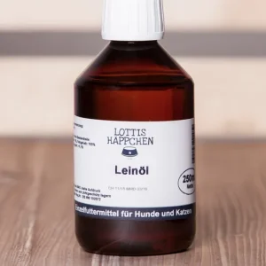 Jetzt Bestellen LOTTIS HÄPPCHEN Leinöl kaltgepresst 250 ml